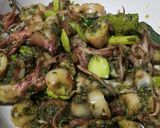 Foto langkah ke 3 dari resep Cumi asin pete lado mudo.