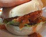 A picture of step 8 of Vegetarian Burger with Sweet & Sour Sauce.