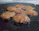 A picture of step 6 of Kachay Qeema k kabab.