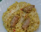 Foto del paso 3 de la receta: Arroz con salchichas parrillera