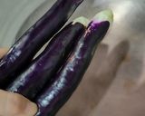 夏日小菜同樂會-涼拌塔香醬蒜茄子的食譜步驟2照片