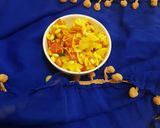 A picture of step 2 of Sukhi bhel.