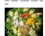 A picture of step 2 of Aloo beans ki sabji.