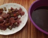 Foto del passaggio 6 della ricetta Brasato al Barolo con funghi pioppini e purè al curcuma