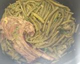 Une image de l'étape 3 de Cotelette sauté aux haricots verts.