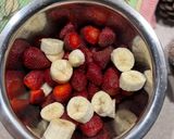 عکس مرحله 1 از دستور سوربه (بستنی یخی) توت فرنگی🍓 strawberry sorbet