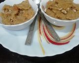 A picture of step 7 of Moong dal and almonds Halwa.
