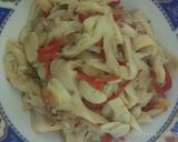 Foto langkah ke 7 dari resep Tumis Jamur Tiram.