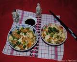 Rice with salmon fish and vegetables recipe step 13 photo