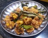 A picture of step 5 of Sweet corn pakoda.