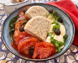 Une image de l'étape 4 de Salade froide de tomate et aubergine.