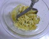 A picture of step 2 of Black Sesame Seeds and Sweet Potato Muffins.