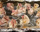 A picture of step 4 of Bacon Wrapped Buffalo Cheese Stuffed Shrimp.