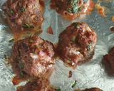 A picture of step 3 of Baked Meatballs.