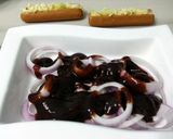 A picture of step 1 of Onion And Cheese Hotdog.