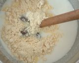 A picture of step 2 of Hing wali white Kadhi.