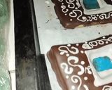 Foto del paso 10 de la receta: Mi casita de jengibre, chocolate y glasé!!🏠🎄🎄🎇