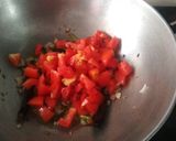 A picture of step 8 of Panchmel dal.
