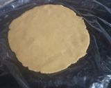 A picture of step 4 of Makai ki roti.