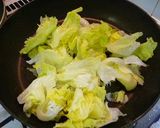 A picture of step 2 of Totally Simple Tasty Head O' Lettuce Stir-Fry.