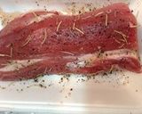 A picture of step 1 of My Husband Raves About This! Rosemary Flavored Roast Pork.