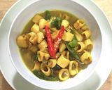 Foto langkah ke 3 dari resep Cumi Asin Cabai Hijau.