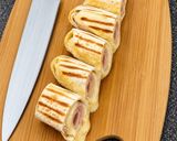 Foto del paso 1 de la receta: C-H-E-E-S-Y Ham Burrito