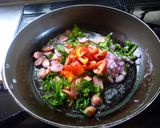A picture of step 4 of Napolitan with Lots of Eggplants.