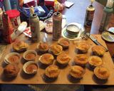 A picture of step 1 of Sweet Lover Birthday Cup Cakes.