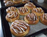 A picture of step 8 of Walnut Filled Cinnamon Rolls..