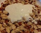 A picture of step 11 of Taisen's cheesey chicken, bacon ranch casserole.
