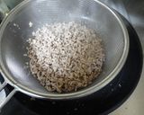 A picture of step 2 of Shio-koji Soboro.