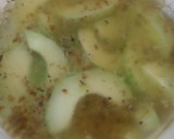 A picture of step 2 of Vinegar, Bread, and Cucumbers.