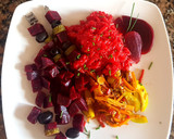 Foto del paso 5 de la receta: Arroz rojo, con remolacha y verduras salteadas. #Mercado