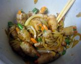 A picture of step 7 of Great for Bentos too! Vegetable and Pork Rolls Marinated in Nanban Sauce.