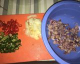 Foto langkah ke 1 dari resep Tumis cumi asin cabe ijo.
