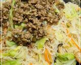 A picture of step 10 of Stir-fried Bifun Noodles with lots of Spring Cabbage and Sweet Onions.