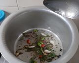 A picture of step 3 of Khara pongal.