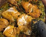 Foto langkah ke 4 dari resep Ayam Gepuk Sambel Ijo.