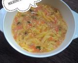 Foto langkah ke 4 dari resep Menu MP ASI 1+ : Macaroni Cheese and Veggies.