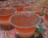 Foto langkah ke 5 dari resep Agar agar cup merahputih.