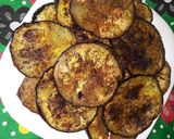 A picture of step 7 of Baigan masala fry.