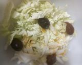Foto del paso 2 de la receta: Ensalada de Akusay, Morrones Asados y Aceitunas en Aliño