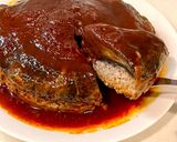 A picture of step 15 of 【A must for mushroom lovers!】Giant hamburg steak with whole jumbo mushrooms in a rice cooker.