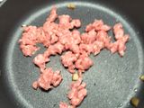 Macarrones con salchicha/longaniza y berenjenas