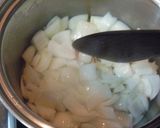 A picture of step 2 of Macrobiotic Simmered Sweet Onion and Sweet Potato.