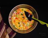 A picture of step 4 of Egg Omelette Muffins #bakingforkids.