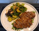 A picture of step 3 of Francesco’s Crying Tiger Pork Chop.