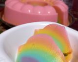 Foto langkah ke 6 dari resep Puding Roti Pelangi.
