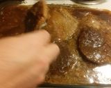 A picture of step 8 of Taisen's frozen baked burgers.
